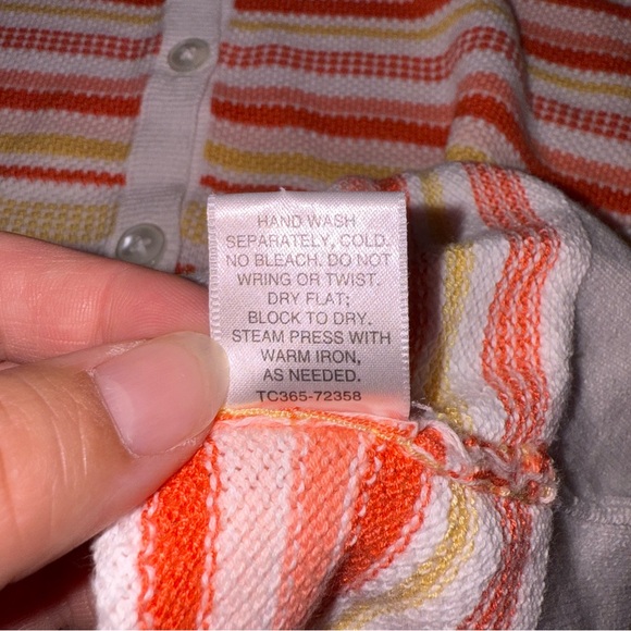 Pendelton Button Down Striped Cardigan Size Medium - Picture 8 of 10